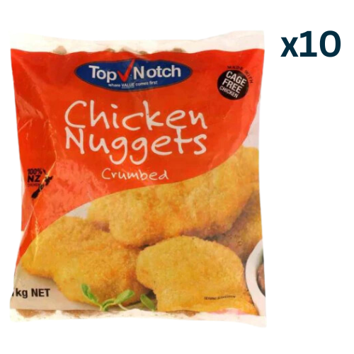 Chicken Nuggets Tempura Battered 1kg x 10