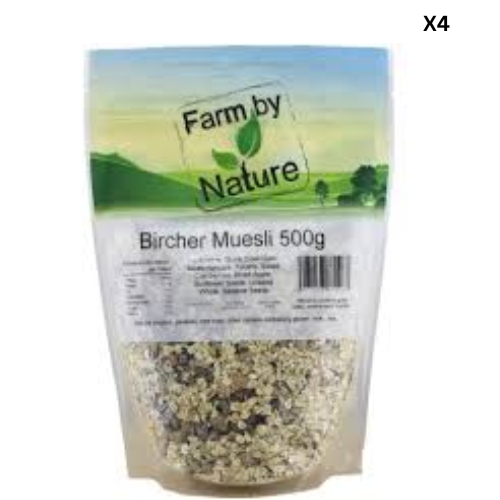Farm by Nature Bircher Muesli 2kg x4