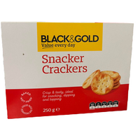 Black & Gold Cracker Snacker 250GM